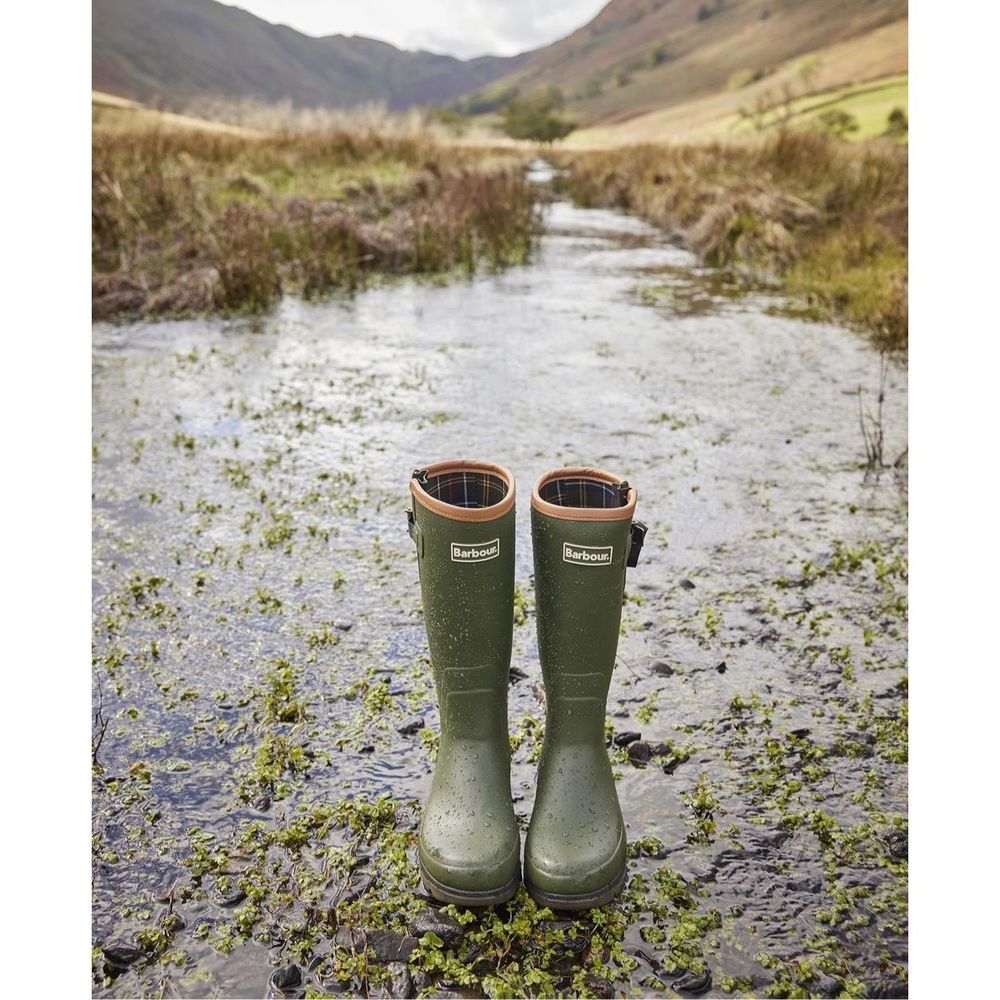 Barbour  Green Wellington Boots